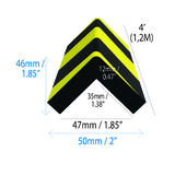 Stootrand hoekbescherming 50x46mm.