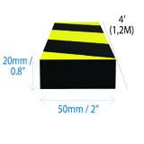 Stootlijst 50x20mm. breed